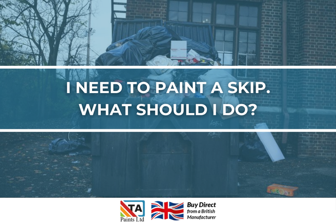 I Need To Paint A Skip. What Should I Do?