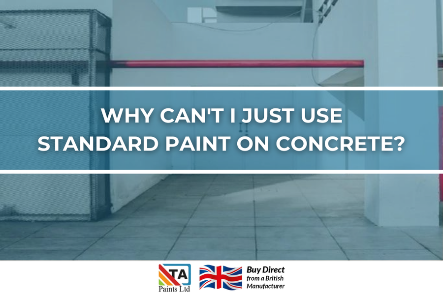 Why Can't I Just Use Standard Paint On Concrete?