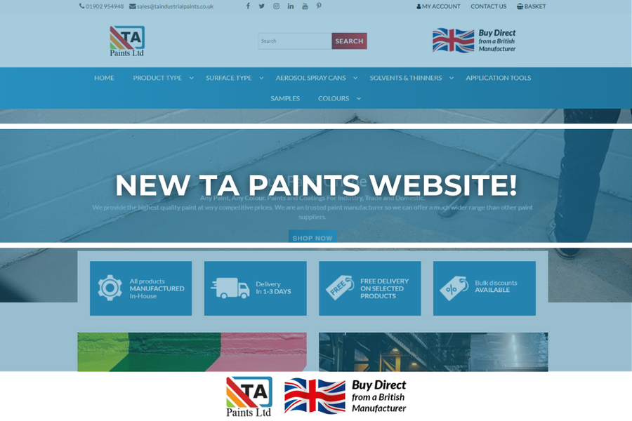 New TA Paints Website!