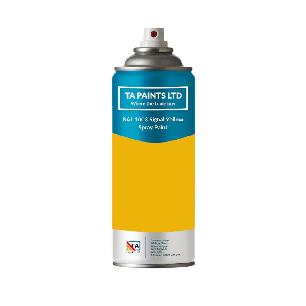 RAL 1003 Signal Yellow Spray Paint (Aerosol) – TA Paints