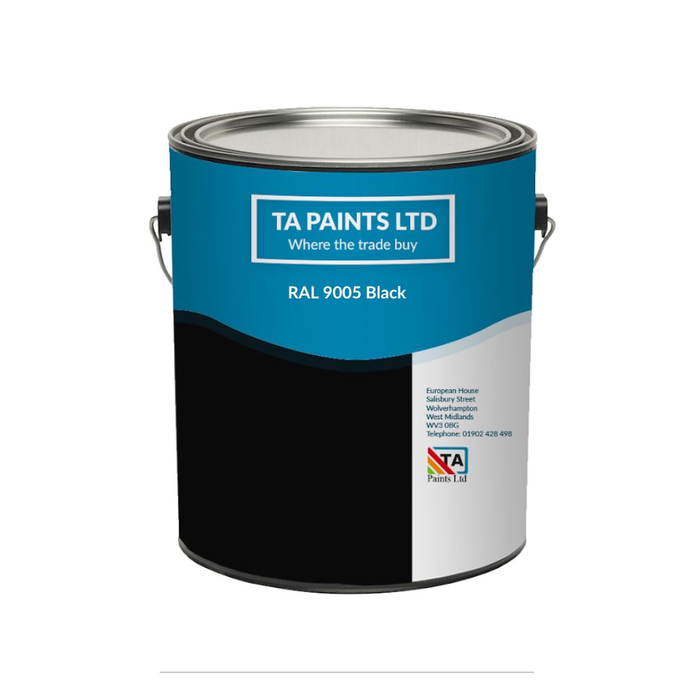 Matte Black Ral Code RAL 9005 Black Paint | TA Paints