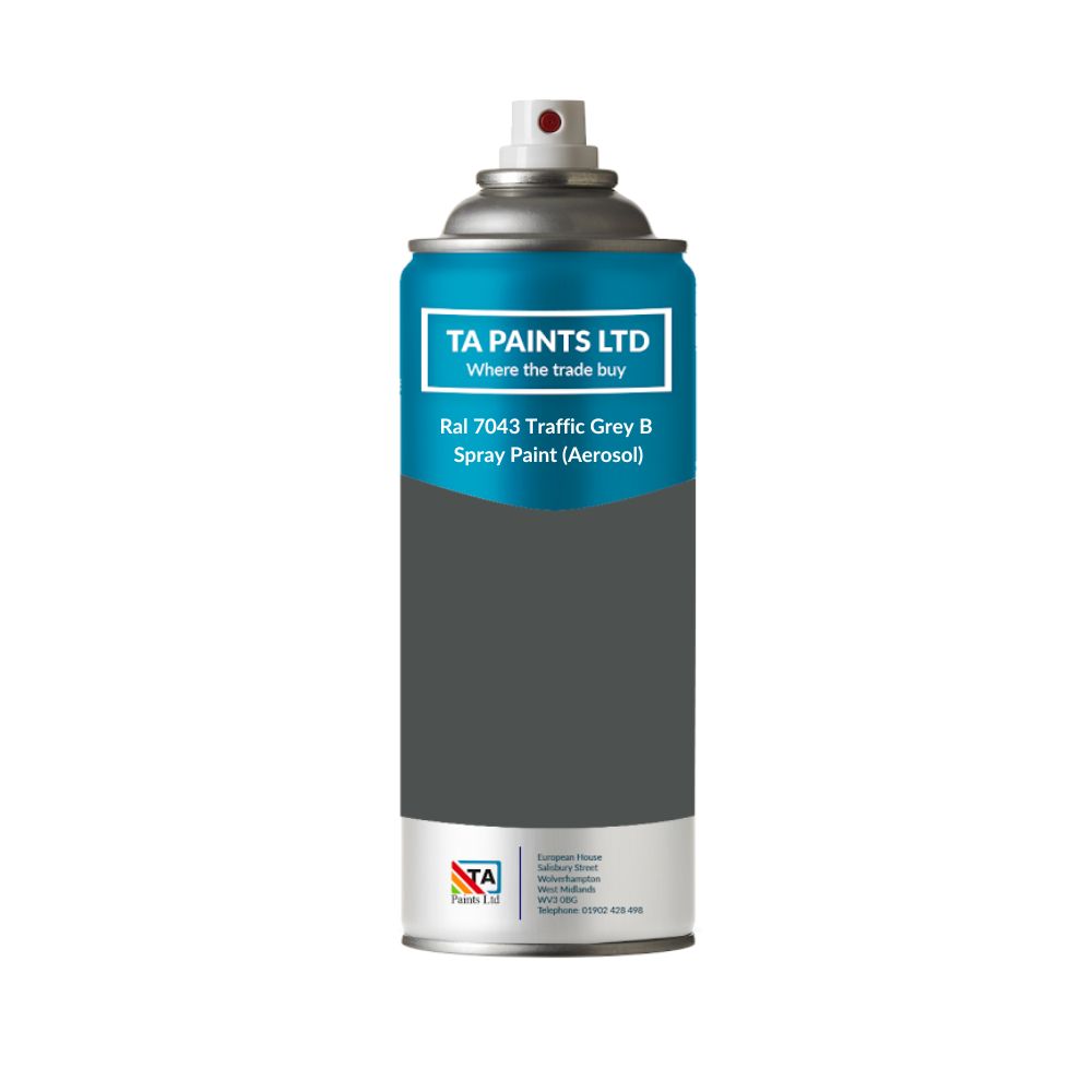 Ral 7043 Traffic Grey Spray Paint (Aerosol) – TA Paints