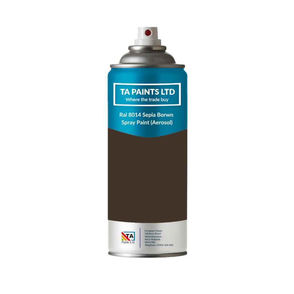 Ral 8014 Sepia Borwn Spray Paint (Aerosol) – TA Paints