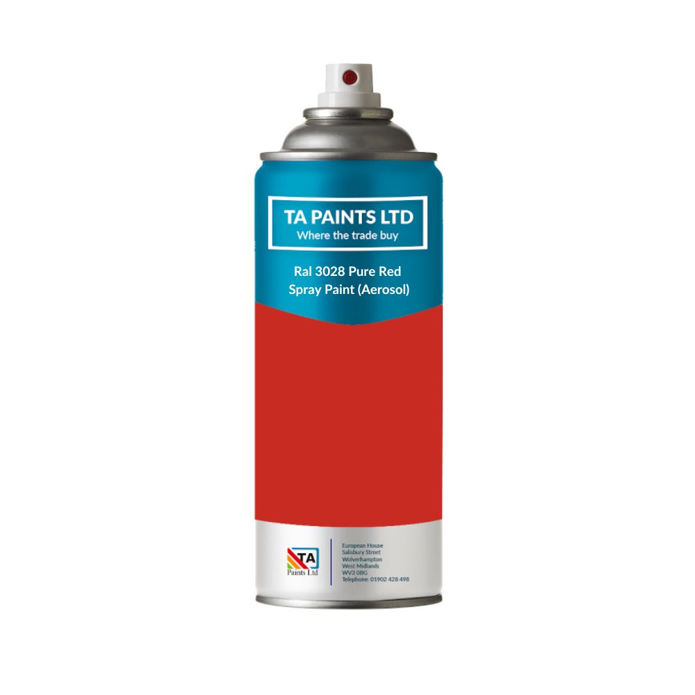 Ral 3028 Pure Red Spray Paint (Aerosol) – TA Paints