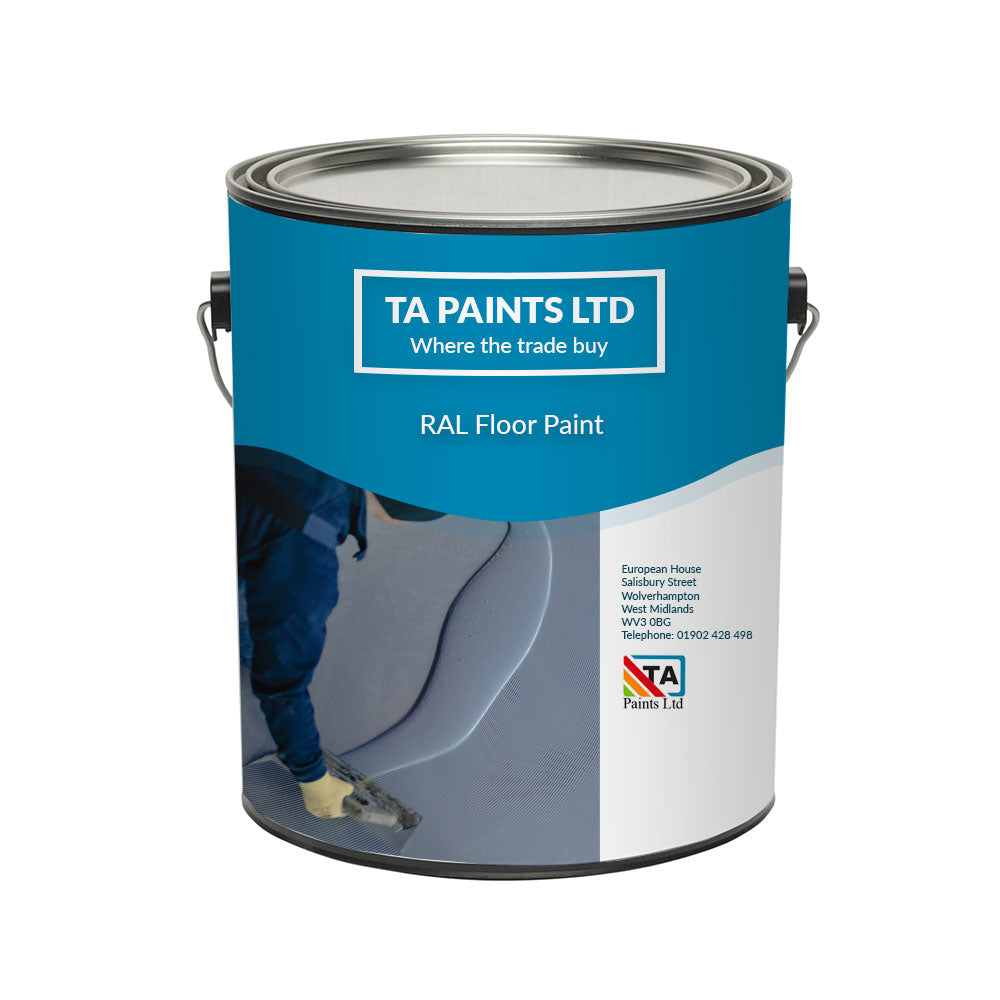 RAL Concrete Floor & Garage Paint 3 in 1 Primer Sealer Protection